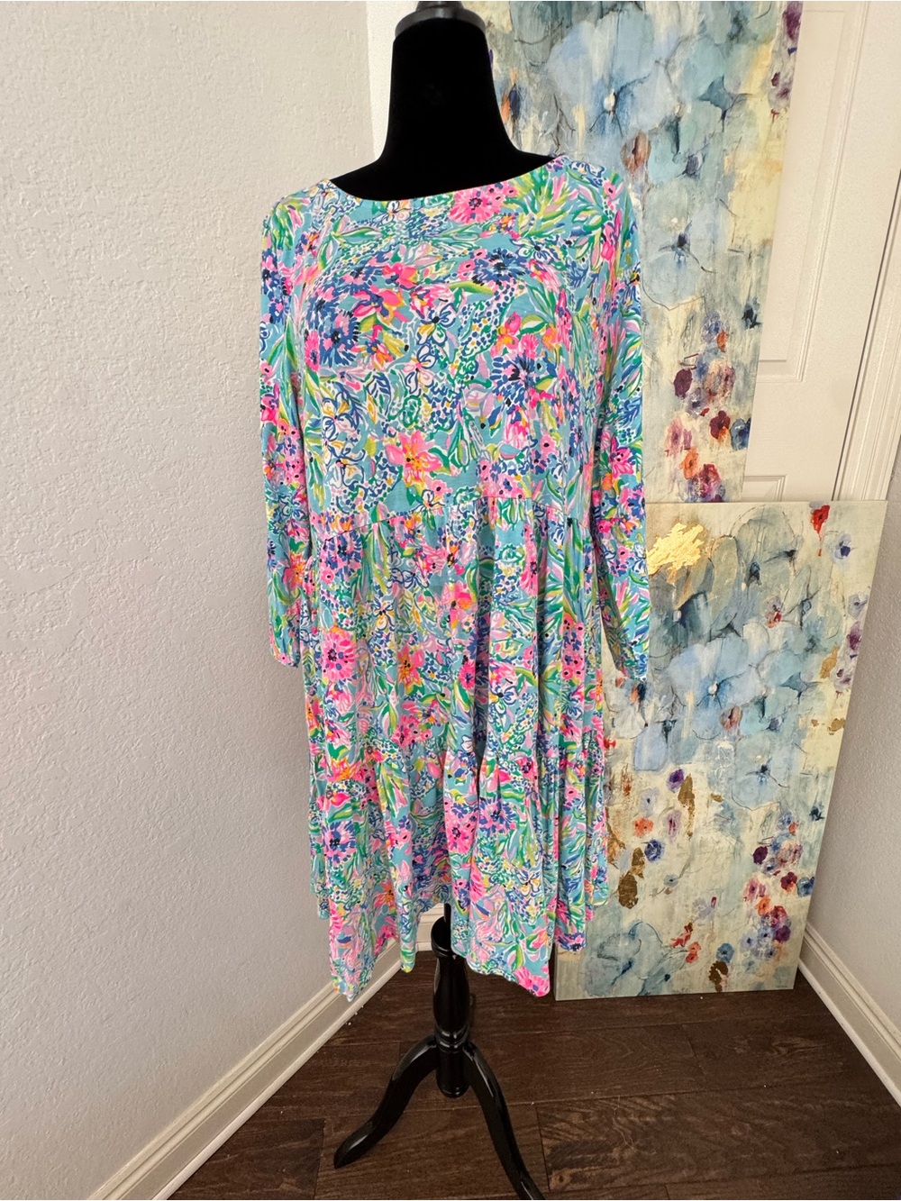 Lilly Pulitzer Sz XXL Alligator Isle GEANNA DRESS Swing Dress